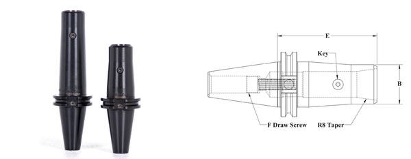 CAT40 and CAT50 R8 Adapters