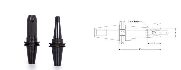 Cat 40 Coolant Through End Mill Tool Holders